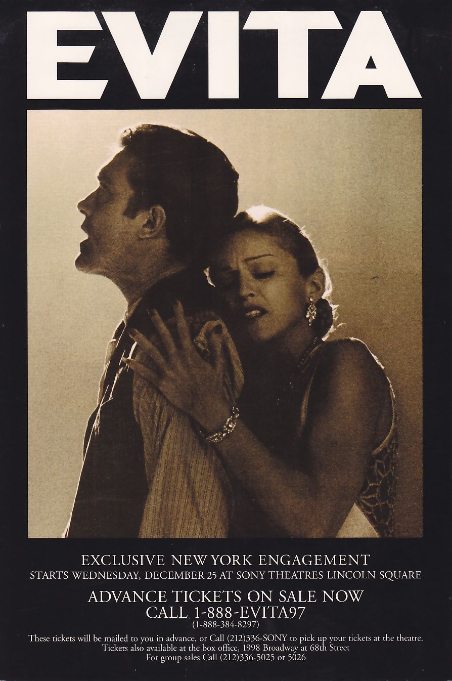 Evita Exclusive NY Engagement